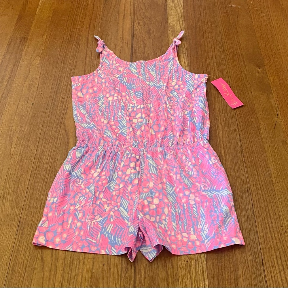 Lilly Pulitzer Pink Sorbet Girls Romper